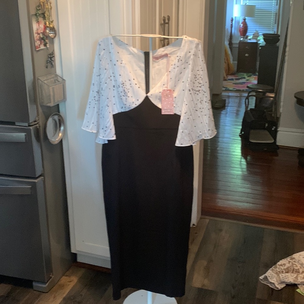 Traffic People U.K. Flitter sleeve midi. NWT . Retail‎ 160 pounds:)